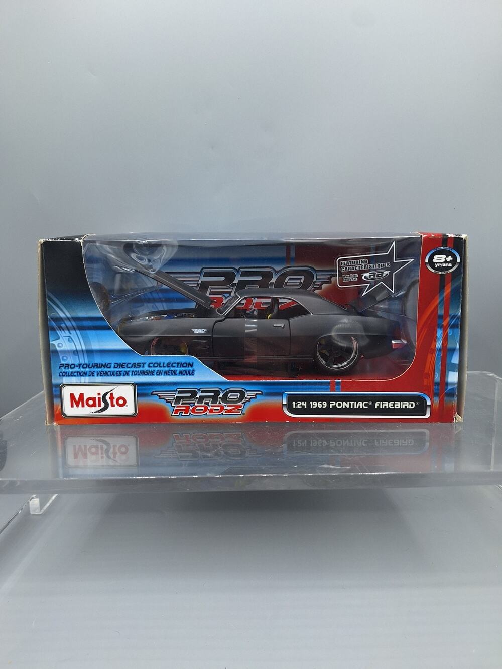 Maisto~All Stars~1969 Pontiac Firebird~Dark Gray~1/24 Scale~Diecast #31040~ NIB